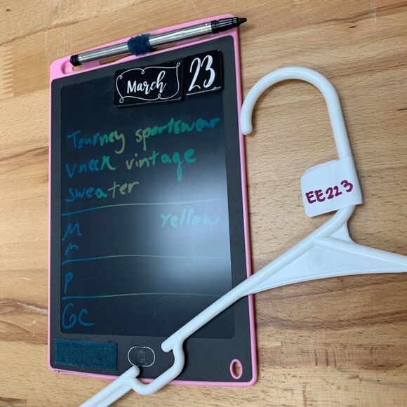 Vintage Tourney Sportswear Sweater Mens M Medium Yellow V Neck Cotton Made USA - Picture 8 of 9